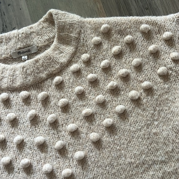 Madewell Placed Bobble Mockneck Sweater Size: XXS (Relaxed Fit) - Picture 7 of 16